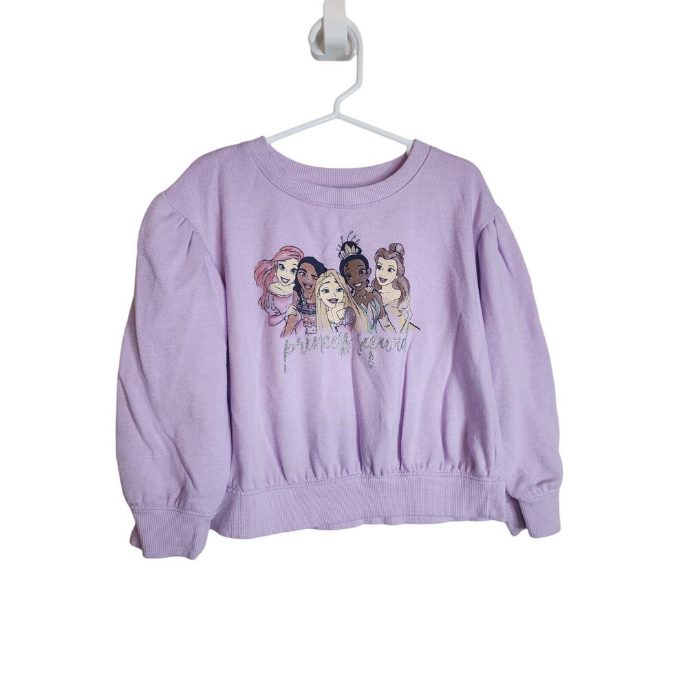 Disney Jumping Beans Softest Fleece Princess Sweatshirt, 4t